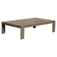 thumbnail image 1 of Maklaine 13x51" Modern Eucalyptus Wood Coffee Table in Brown Finish, 1 of 3