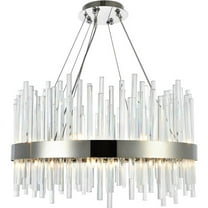 Maklaine 16 Light Royal Cut Crystal Chandelier in Chrome Finish