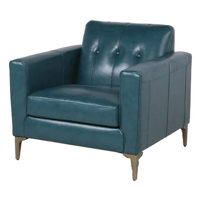 Turquoise mid online century chair