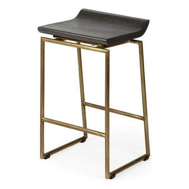 Maklaine 24.25" Bar Stool in Brown