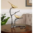 thumbnail image 1 of Maklaine Birds On A Limb Coastal Metal Sculpture in Gold Finish, 1 of 4