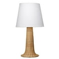thumbnail image 1 of Maklaine Coastal Iron Base with Handwoven Walden Cane Natural Table Lamp, 1 of 4