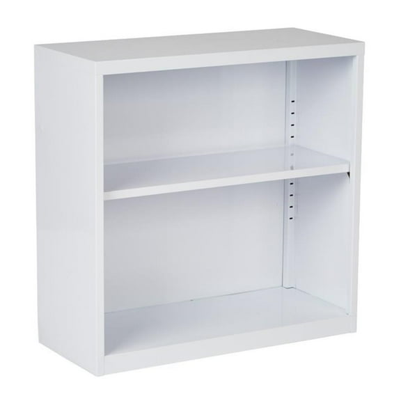 Maklaine Contemporary 2 Shelf White by Maklaine Contemporary