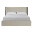 thumbnail image 1 of Maklaine Contemporary Accent Storage Wood Bed Queen in Tan Finish, 1 of 3
