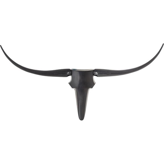 Maklaine Contemporary Animal Skull Wall Sculpture in Bronze