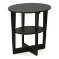 thumbnail image 1 of Maklaine Contemporary Engineered Wood Oval End Table in Walnut, 1 of 6