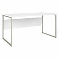 thumbnail image 1 of Maklaine Engineered Wood 60W x 30D Computer Table Desk in White, 1 of 14