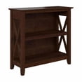 thumbnail image 1 of Maklaine Engineered Wood Small 2 Shelf Bookcase in Bing Cherry, 1 of 13