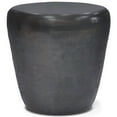 thumbnail image 1 of Maklaine Industrial 20 " Metal Accent Side Table in Antique Copper, 1 of 7