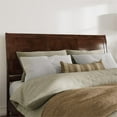 thumbnail image 1 of Maklaine Portland King Sleigh Wood Headboard in Walnut, 1 of 8