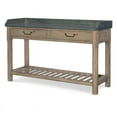 thumbnail image 1 of Maklaine Metal Top Sideboard in Sun-Bleached Cypress Finish Wood, 1 of 3