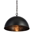 thumbnail image 1 of Maklaine Modern 1 - Light Transitional Metal Pendant in Black, 1 of 9