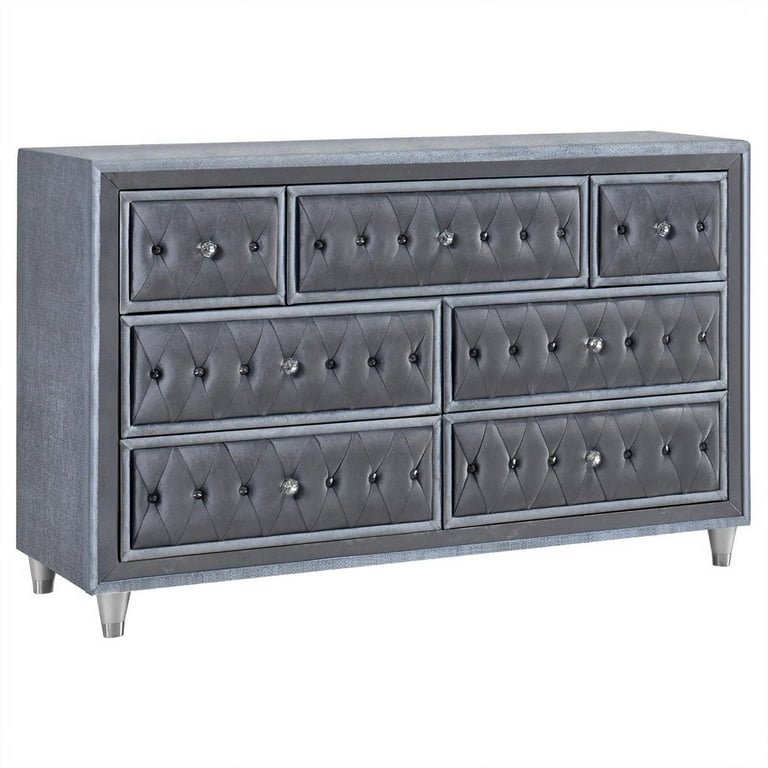 White tufted dresser deals