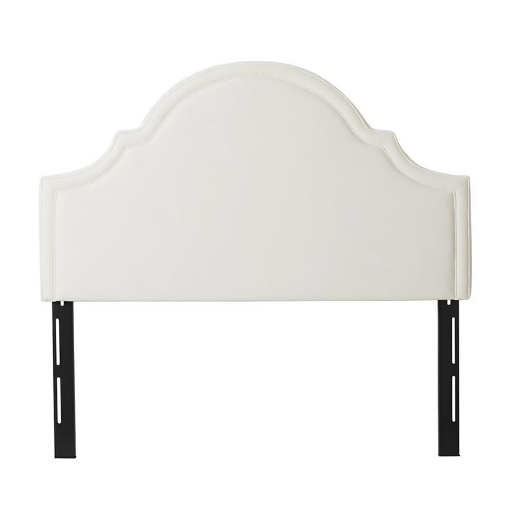 Maklaine Upholstered Queen Headboard, Modern Hardwood Design, Antique ...