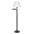 thumbnail image 1 of Maklaine Modern Metal Swing Arm Floor Lamp with Empire Shade in Black/Bronze, 1 of 12