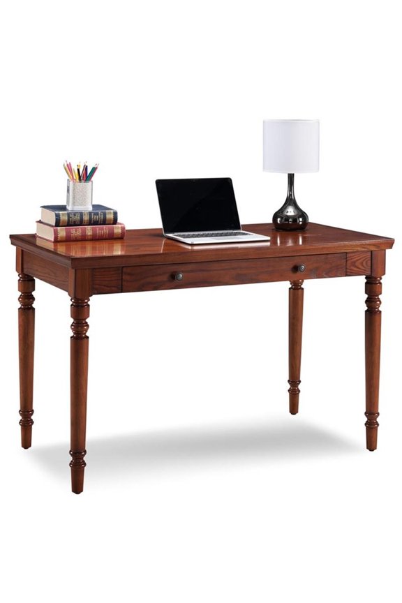 Solid Wood Drop-Down Drawer Front Writing Desk in Mission Oak