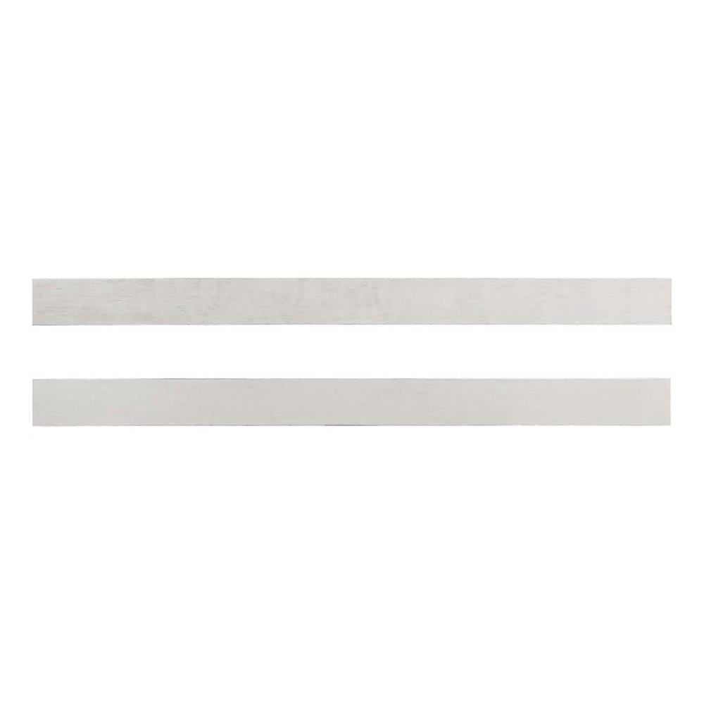 Maklaine Traditional Wood Full Size Bed Rails in Brushed White