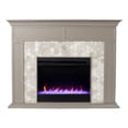 thumbnail image 1 of Maklaine Marble Gray Fireplace Rectangular Color Changing 50"W Unassembled, 1 of 2
