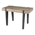 thumbnail image 1 of Maklaine Transitional Engineered Wood Multipurpose Desk in Natural / Black, 1 of 3