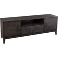 thumbnail image 1 of Maklaine Transitional Wood TV Stand with Storage in Gray Washed, 1 of 3