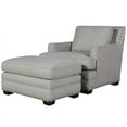 thumbnail image 1 of Maklaine Transitional styled Olefin Fabric Chair in Gray Finish, 1 of 2