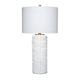 thumbnail image 1 of Maklaine Trunk Handmade Polyresin Table Lamp with Linen Shade, 1 of 3