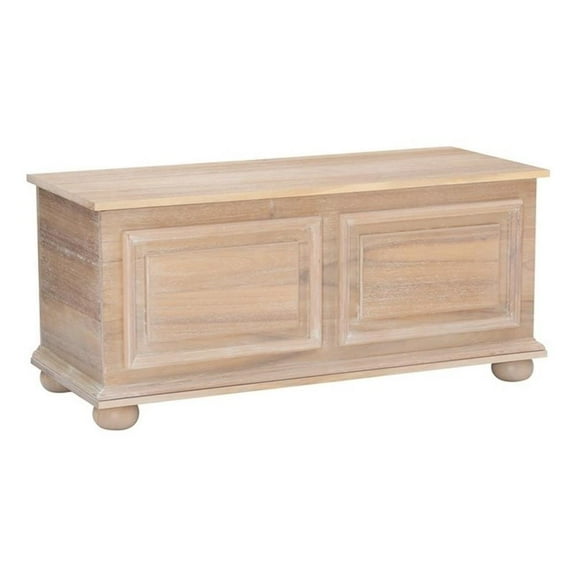 Maklaine Wood Modern Transitional Cedar Chest in Natural Finish