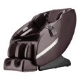 thumbnail image 1 of Maklaine Zero Gravity Brown Faux Leather Full Body Massage Chair Recliner, 1 of 21