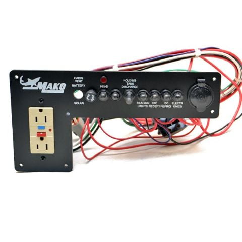 Mako Boat Breaker Dash Panel MKO81P02335 | Black Plastic