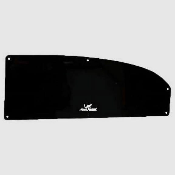 Mako Boat Dash Panel Blank 123735 | 17 3/4 x 6 3/4 Inch Black