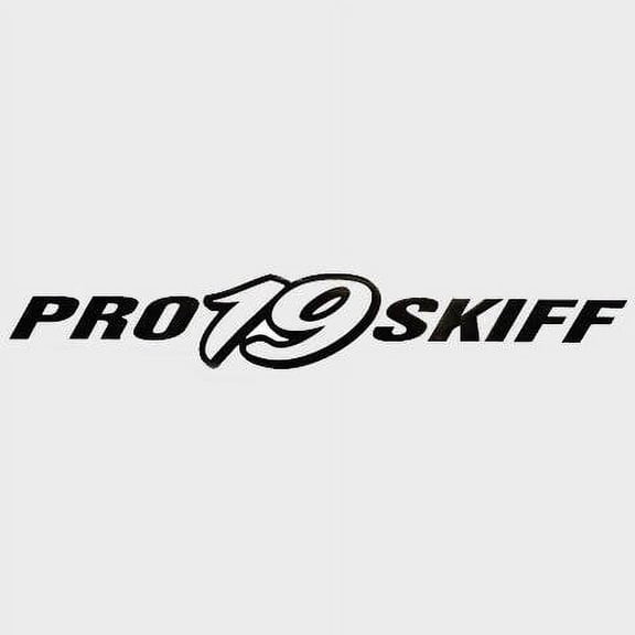 Mako Boat Decal Sticker 185892 | Pro Skiff 19 Black 22 3/4 x 3 1/2 In