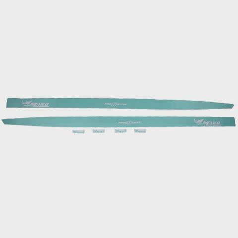 Mako Boat Graphic Decal Sticker 189857 | Pro Skiff 19 Green (Set of 6)
