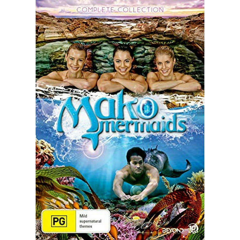 Dvd Mako Mermaids 1ª A 4ª Temp 68 Episódios - 6 Dvd