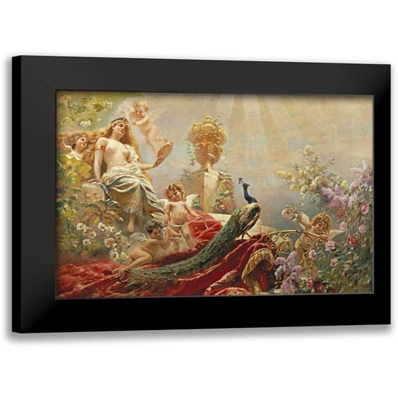 Makowsky, Constantin 18x13 Black Modern Framed Museum Art Print Titled - The Toilet of Venus