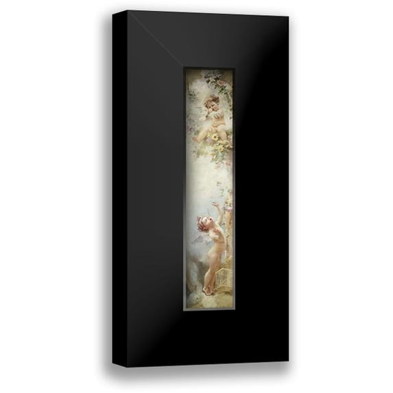 Makowsky, Constantin 6x14 Black Modern Framed Museum Art Print Titled - Putti Disporting