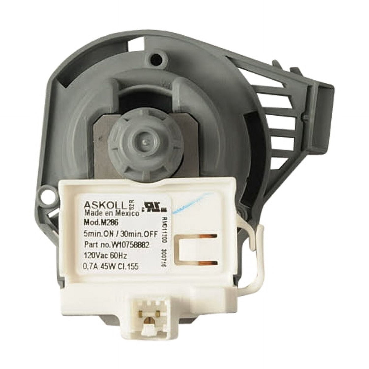 MaksPRO W10914557 Pump Drain fits Dishwasher W10724438 W10758882