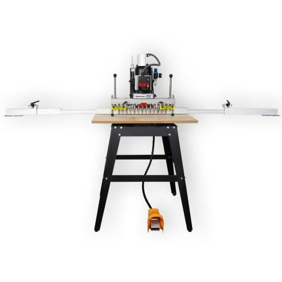 Maksiwa International Boring Machine 1 Phase 110V 13 Spindle Pneumatic Line