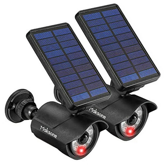 Maksone 2023 Motion Sensor Solar Security Lights Outdoor 2in1