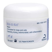 Mal-A-Ket Wipes for Dogs and Cats, 2.25" Round, 50 Count jar C25