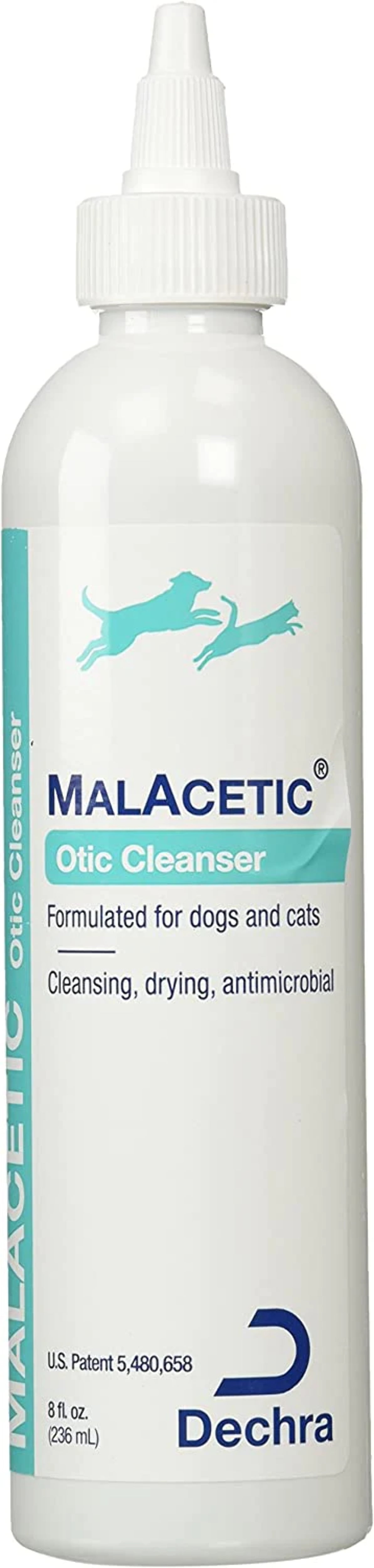 MalAcetic Otic Antimicrobial Drying Ear Cleanser for Pets 8 oz.