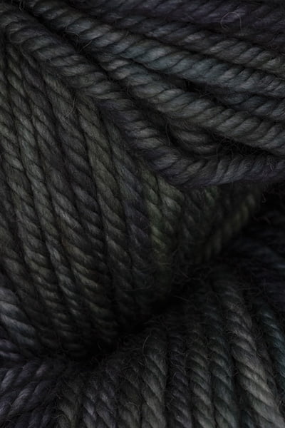 Malabrigo Rios Yarn - 100% Superwash Merino Wool, Worsted Weight, 210 Yards, Black Color, Machine Washable For Knitting & Crochet
