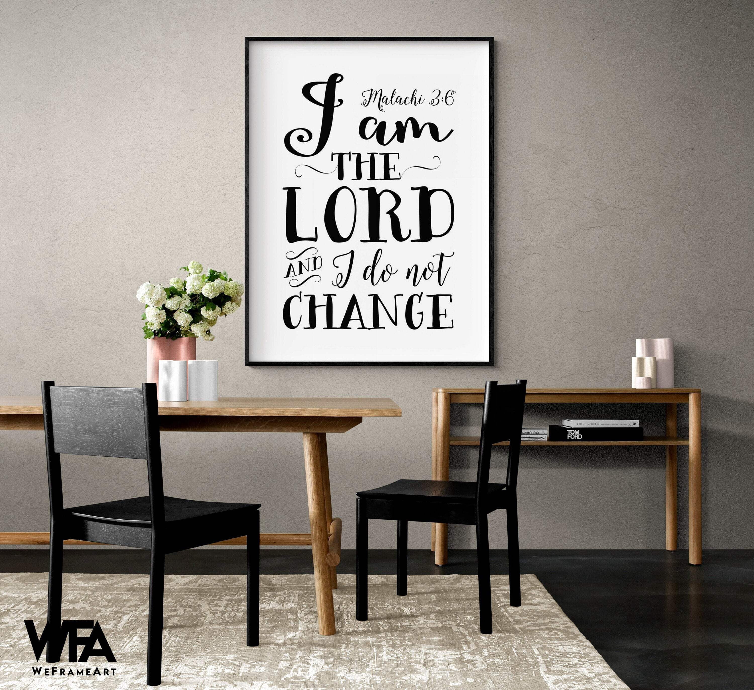 Malachi 3-6 by Tara Moss, Framed God Wall Art, Christian House Decor ...