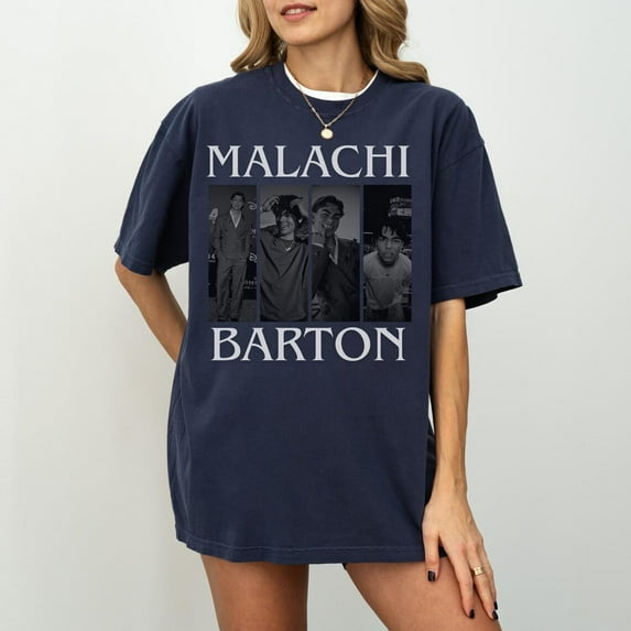 Malachi Barton Shirt, Disney Malachi Barton,Navy Color,Size XL