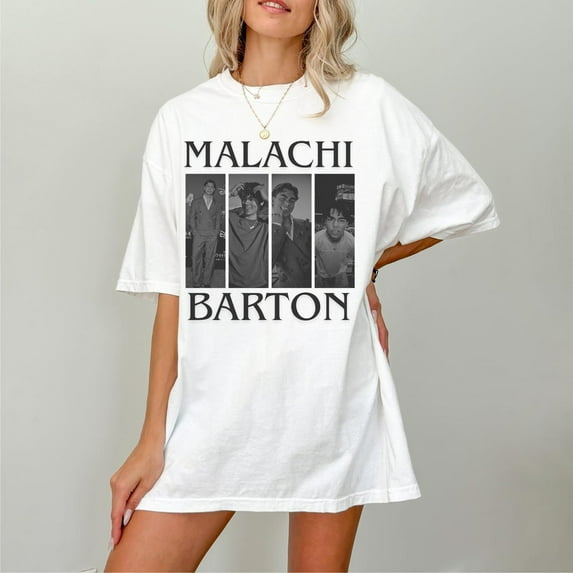 Malachi Barton Shirt, Disney Malachi Barton,White Color,Size XL