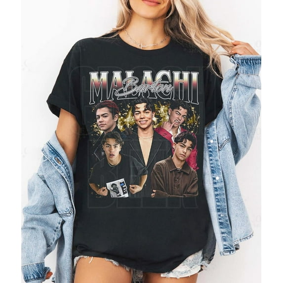 Malachi Barton Vintage T-Shirt, Actor Fan Tee, Celebrity Inspired Top, TV Show Merch, Gift for Fans, Malachi Barton Shirt
