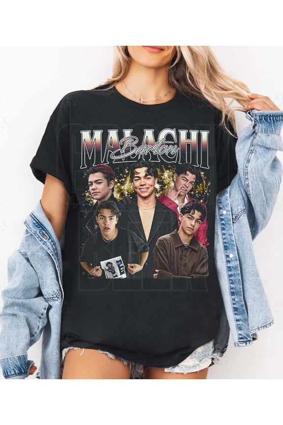 Malachi Barton Vintage T-Shirt, Actor Fan Tee, Celebrity Inspired Top, TV Show Merch, Gift for Fans, Malachi Barton Shirt