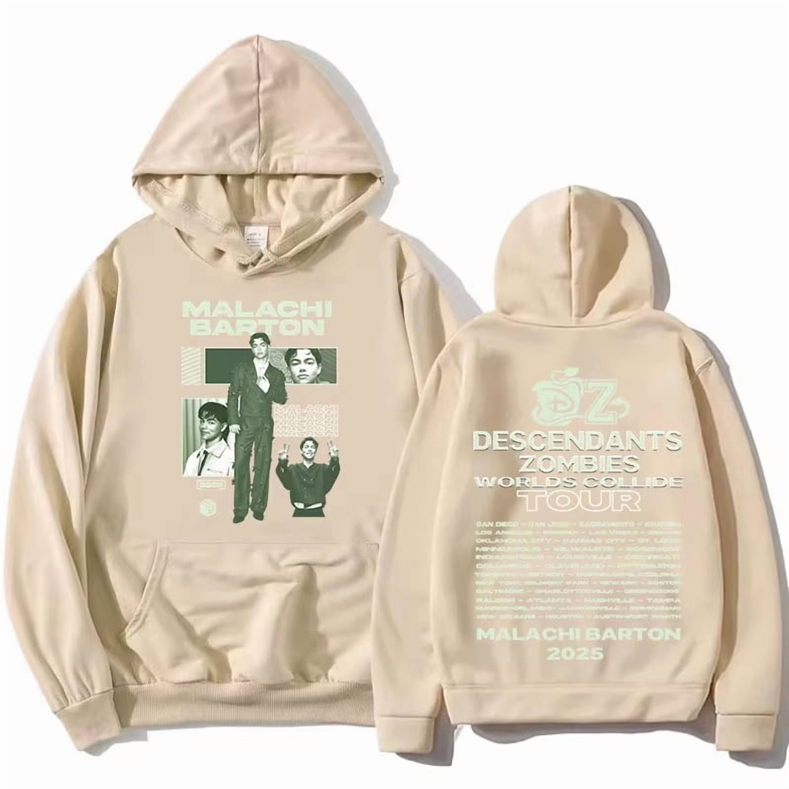 Malachi Barton Zzombies Worlds Collide Tour 2025 Hoodies