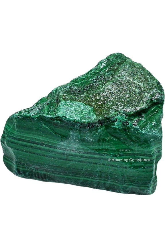 Malachite Crystal Raw Stones (2 Pieces)
