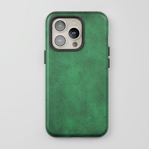 Malachite Pattern For All iPhone Series Tough Phone Case Stone Look Emerald Green