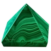 Malachite Pyramid Crystal Healing Stones - 1 Pyramid